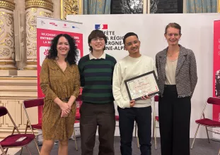 Photo de Ramzy au concours d'éloquence