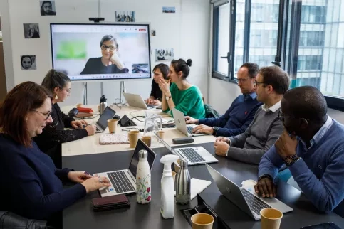 PAE Villeurbanne - Pôle Avenir emploi - Réunion du Conseil de perfectionnement de l'organisme de formation d'Apprentis d'Auteuil, avec Guillaume Soulié