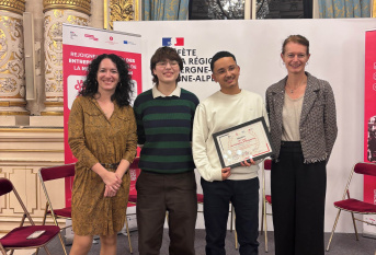 Photo de Ramzy au concours d'éloquence