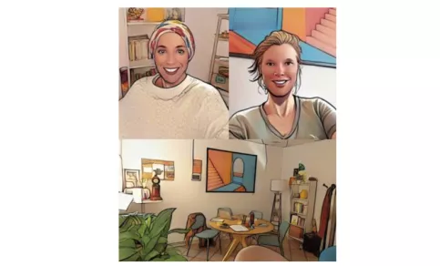 Hafida et Jéhanne de la Touline à Lyon