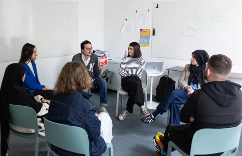 Consultation pour le plaidoyer avec les jeunes La Touline de Grenoble.