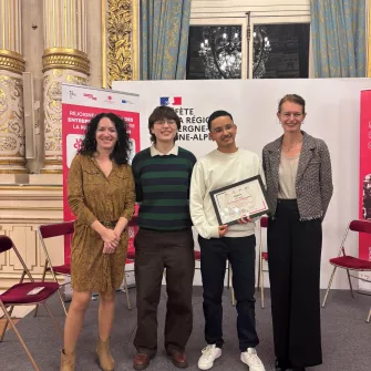 Photo de Ramzy au concours d'éloquence