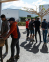 Lycée professionnel agricole Val de Drôme - Des jeunes lors de la récréation